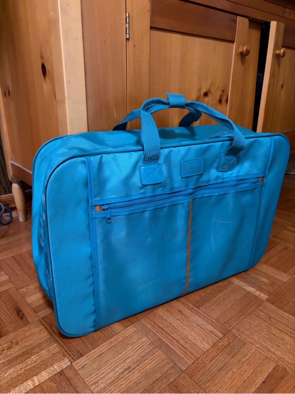 Givenchy nylon Travel Bag 23.5"x15.7"x7.5" Vintage unisex